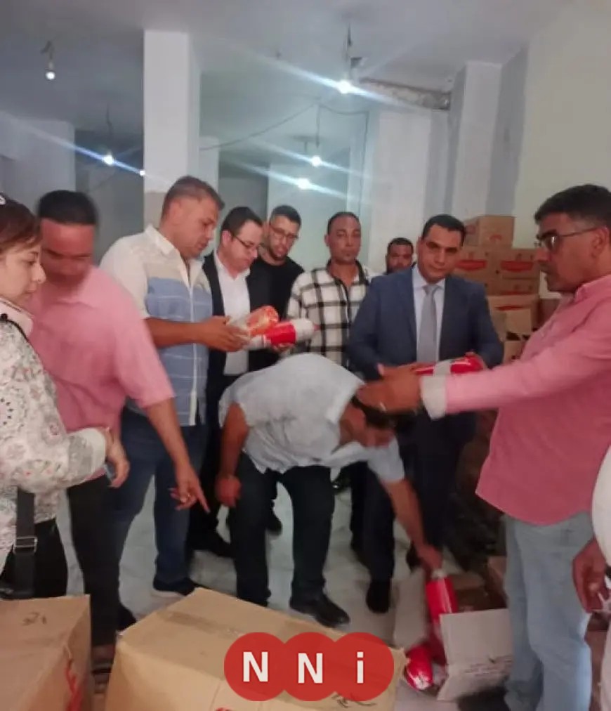 ضبط 9 أطنان من اللانشون مجهول المصدر في الجيزة قبل انطلاق موسم المدارس