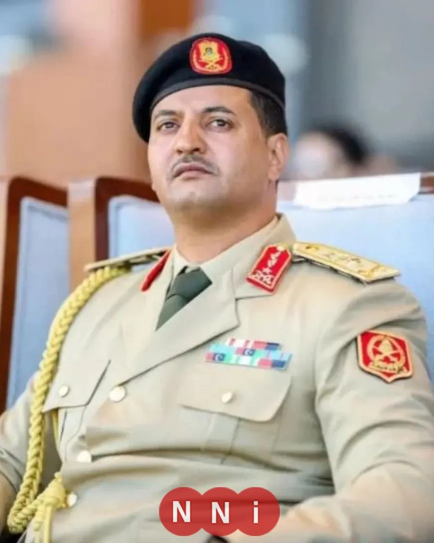 رئيس أركان حرب القوات المسلحة يهنئ خالد حفتر بتعيينه رئيساً للأركان العامة للجيش الليبي.