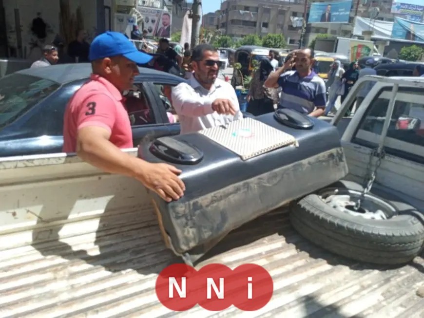 ضبط 61 جهاز صوت وسماعة داخل التكاتك في الدقهلية