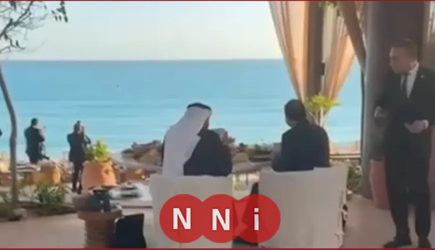 الرئيس السيسي والشيخ محمد بن زايد يتشاركان الإفطار في العلمين الجديدة