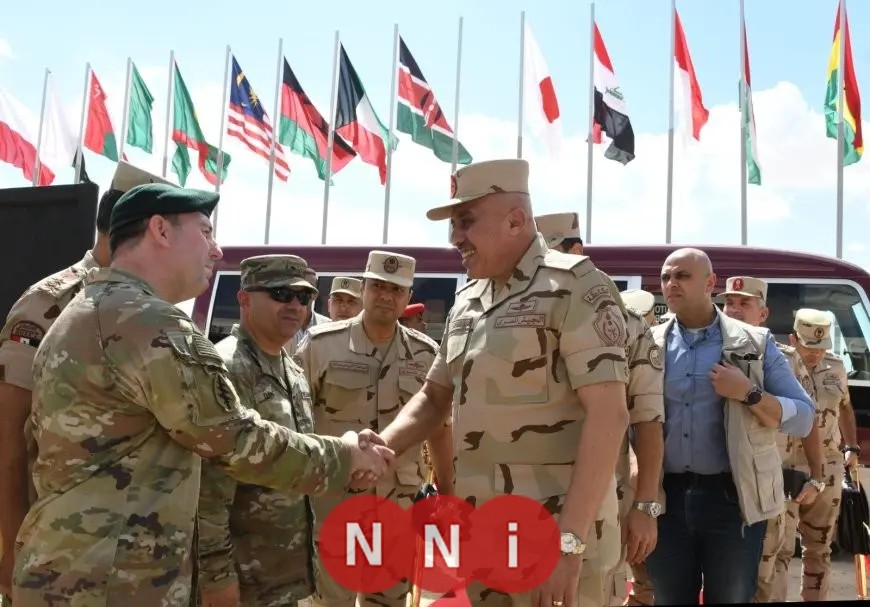 رئيس الأركان يزور الموقع للتأكد من جاهزية الاستعدادات النهائية لاستضافة تدريبات النجم الساطع – 2025 بين مصر والولايات المتحدة