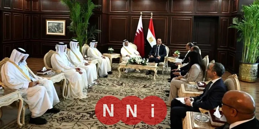 رئيس الوزراء يعقد مباحثات مع نظيره القطري حول أوجه التعاون المشتركة