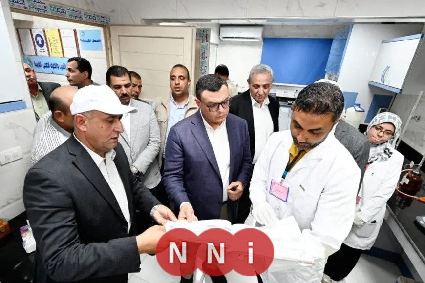 وزير الإسكان ومحافظ الغربية يختتمان جولتهما بزيارة محطة معالجة صرف صحي زفتى