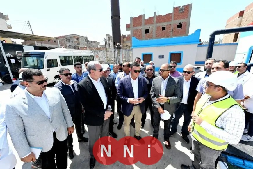 وزير الإسكان ومحافظ الغربية يزوران محطة مياه سندبسط الإرتوازية في إطار مشروع حياة كريمة