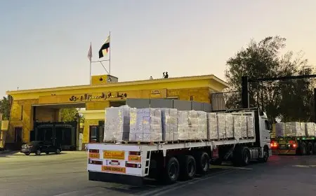 الهلال الأحمر: القافلة الـ28 “زاد العزة” تحتوي على 2800 طن من المساعدات الإغاثية العاجلة للفلسطينيين في غزة