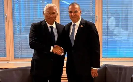 وزير الخارجية يلتقي رئيس المجلس الأوروبي