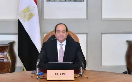 الرئيس السيسي يُهنئ الشعب المصري والأمة الإسلامية بمناسبة المولد النبوي الشريف