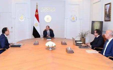الرئيس السيسي يوجه بالانتهاء سريعاً من مشروع قانون تنظيم إنشاء المنشآت الطبية