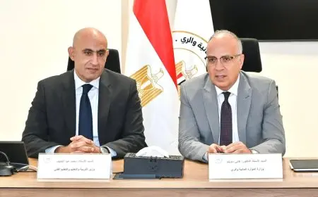 وزير الموارد المائية والري ووزير التربية والتعليم يناقشان تحديثات إنشاء “مدارس فنية مهنية لتكنولوجيا الري”