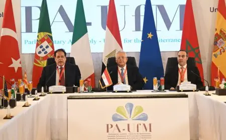 رئيس مجلس النواب يفتتح الاجتماع الأول للمكتب والمكتب الموسع للجمعية البرلمانية للاتحاد من أجل المتوسط