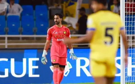 تفاصيل إصابة الحارس نواف العقيدي من النصر السعودي