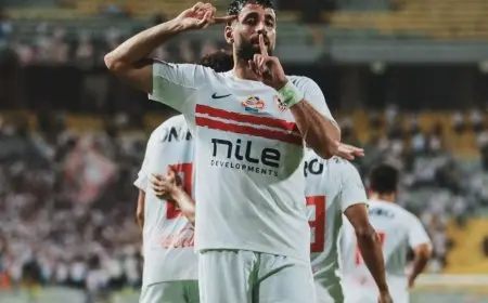 الزمالك يكتسح المصري بثلاثية نظيفة ويستعيد صدارة الدوري المصري