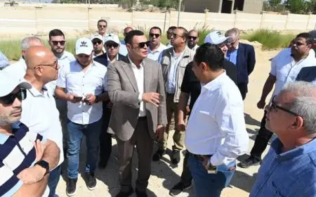 جولة وزير الإسكان في تطوير محور ٢٦ يوليو والتوسعات الشرقية بمدينة 6 أكتوبر
