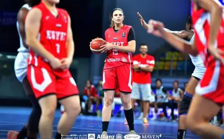 منتخب ناشئات السلة يتفوق على الكاميرون ويصل لنهائي الأفروباسكت