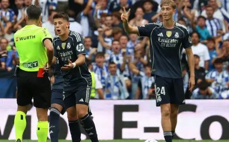 ريال مدريد الغاضب يخطط للاستئناف ضد طرد المدافع هويسن