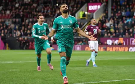 ترتيب هدافي الدوري الإنجليزي بعد تألق محمد صلاح ضد بيرنلي