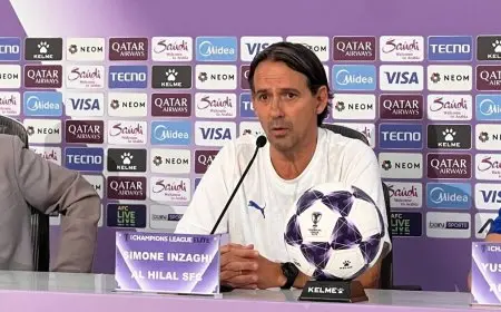 إنزاغي يعبر عن أسفه لرحيل لودي المفاجئ عن الهلال السعودي