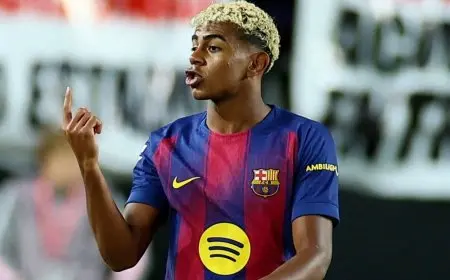 حالة وحيدة لظهور يامال أمام نيوكاسل في دوري الأبطال