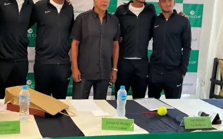 منتخب التنس المصري يحجز مقعده في نهائيات المجموعة العالمية الأولى لكأس ديفيز