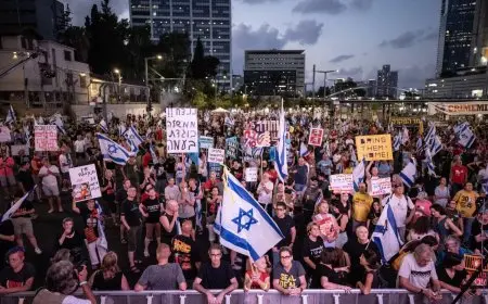 آلاف الإسرائيليين يحتجون على نتنياهو قلقًا على مصير الرهائن