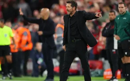 90 دقيقة من الإهانة سيميوني يندم ويكشف أسباب طرده في مواجهة ليفربول