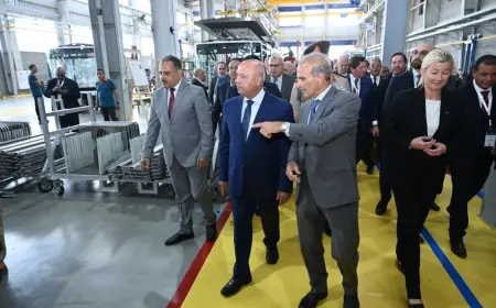 افتتاح خط إنتاج جديد للأتوبيسات الكهربائية في الشرقية باستثمارات 3 مليارات جنيه برعاية كامل الوزير