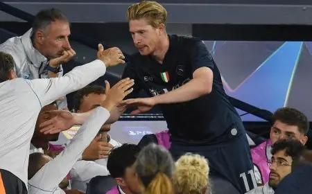 دي بروين يُصدم بإصابة جديدة بعد 25 دقيقة فقط من عودته لمانشستر سيتي