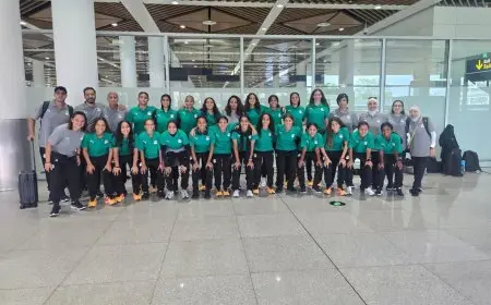 منتخب مصر للكرة النسائية تحت 20 سنة يصل إلى مالابو لمواجهة غينيا الاستوائية بكل قوة وترقب