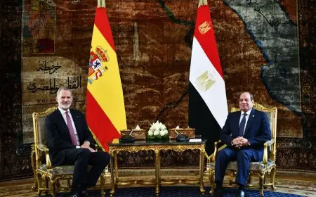 الرئيس السيسي وملك إسبانيا يشددان على أهمية وقف إطلاق النار الفوري في غزة