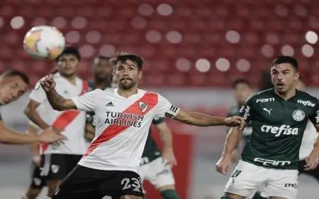 مواجهة مثيرة فجر الخميس بين ريفر بلايت وبالميراس في ذهاب ربع نهائي كوبا ليبرتادوريس