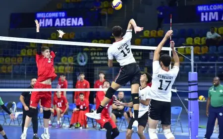 مصر تصارع رواندا اليوم في ربع نهائي بطولة إفريقيا لشباب الكرة الطائرة