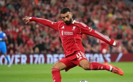 اكتشف أداء محمد صلاح المذهل في ديربي ليفربول ضد إيفرتون بالأرقام