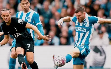 توتنهام يهرب بصعوبة من هزيمة برايتون ولكنه يعجز عن تقليص فارق النقاط مع ليفربول