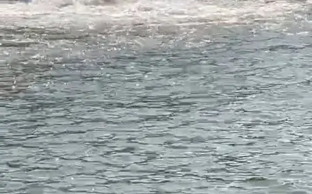 انفجار خط غاز في بحر مويس ببنها نتيجة أعمال التطهير مع صور توضح الحادثة