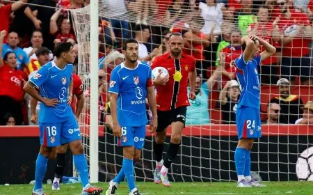 كارثة أتلتيكو: أسوأ انطلاقة منذ 15 عاماً والفارق مع ريال مدريد يصل إلى 9 نقاط