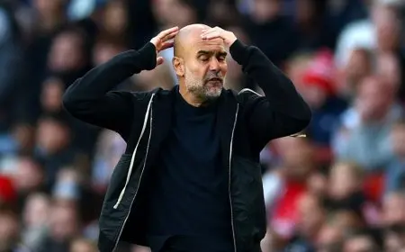 جوارديولا يواجه تداعيات التخلي عن أسلوبه المعتاد بأرقام كارثية