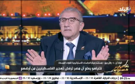 اللواء وائل ربيع يكشف عن مفاجآت صادمة في خطط نتنياهو لاحتلال 80% من غزة