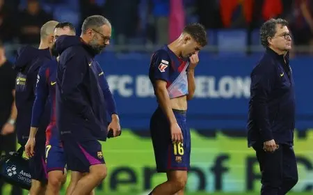 برشلونة يعاني خسارة كبيرة بعد إصابة فيرمين لوبيز في مواجهة خيتافي