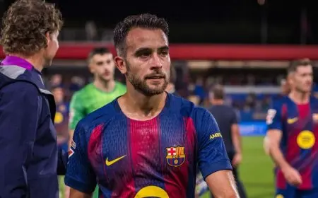 غارسيا مدافع برشلونة يبهر الجميع بتضحياته وينقصه اللعب كحارس مرمى