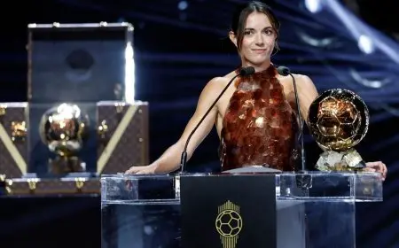 إنجاز غير مسبوق أيتانا بونماتي تحصد الكرة الذهبية للمرة الثالثة على التوالي مشيدة بمسيرة ميسي