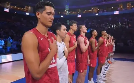 تأهل مثير لأمريكا إلى ربع نهائي مونديال الطائرة بعد فوزها على سلوفينيا