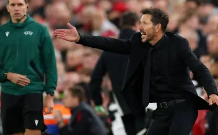 إجراءات تأديبية تطال دييغو سيميوني بعد مواجهة مثيرة مع ليفربول