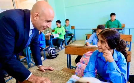 وزير التربية والتعليم يتابع تقدم العملية التعليمية في مدارس محافظة الشرقية
