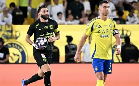 تعرف على توقيت مباراة الاتحاد والنصر في دوري روشن السعودي