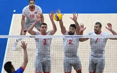 منتخب تونس يخرج من مونديال الطائرة بخسارة 3-0 أمام تشيكيا في دور الـ16