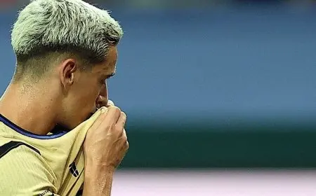 غافي لاعب برشلونة يعلق لأول مرة بعد جراحة الركبة