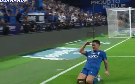 جميع أهداف وملخص مباراة الهلال ضد الأخدود 3-1 في دوري روشن السعودي