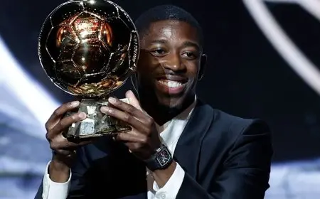 ديمبيلي يكشف: ميسي كان أول المهنئين لي بفوزي بالكرة الذهبية