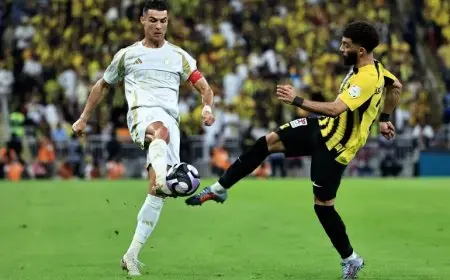 التشكيل الرسمي لمباراة القمة بين النصر والاتحاد في الدوري السعودي للمحترفين