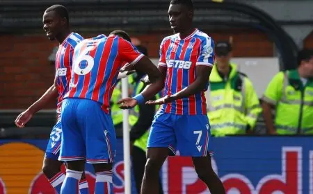 ليفربول يتأخر لأول مرة هذا الموسم أمام كريستال بالاس